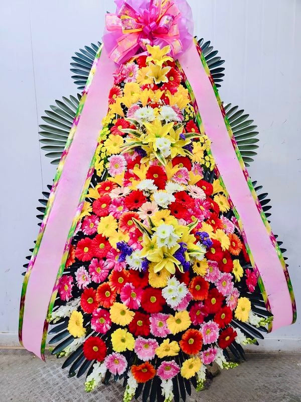 Traditional Wedding Flower Stand Delivered in Korea